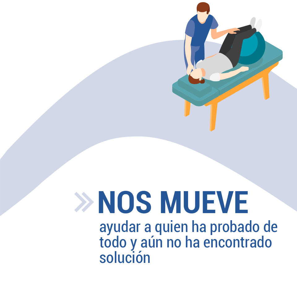 NOS MUEVE ayudar a quien ha probado de todo y aún no ha encontrado solución